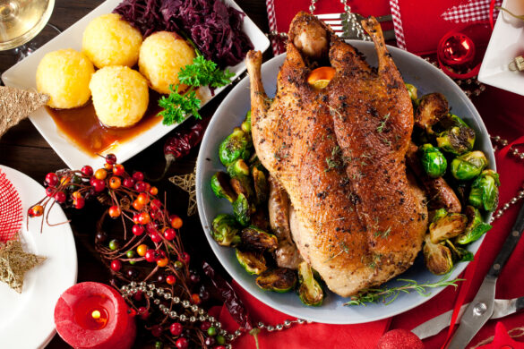 クリスマスローストガチョウのレシピ